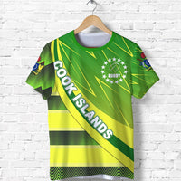 Cook Islands T Shirt Victorian Vibes Unisex Green - Polynesian Pride