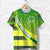 Cook Islands T Shirt Victorian Vibes Unisex Green - Polynesian Pride