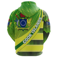 Cook Islands Zip Hoodie Victorian Vibes - Polynesian Pride
