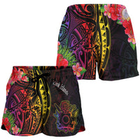 Cook Islands Women's Shorts - Tropical Hippie Style - Polynesian Pride