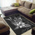 Cook Islands Area Rug - Fish With Plumeria Flowers Style - Polynesian Pride
