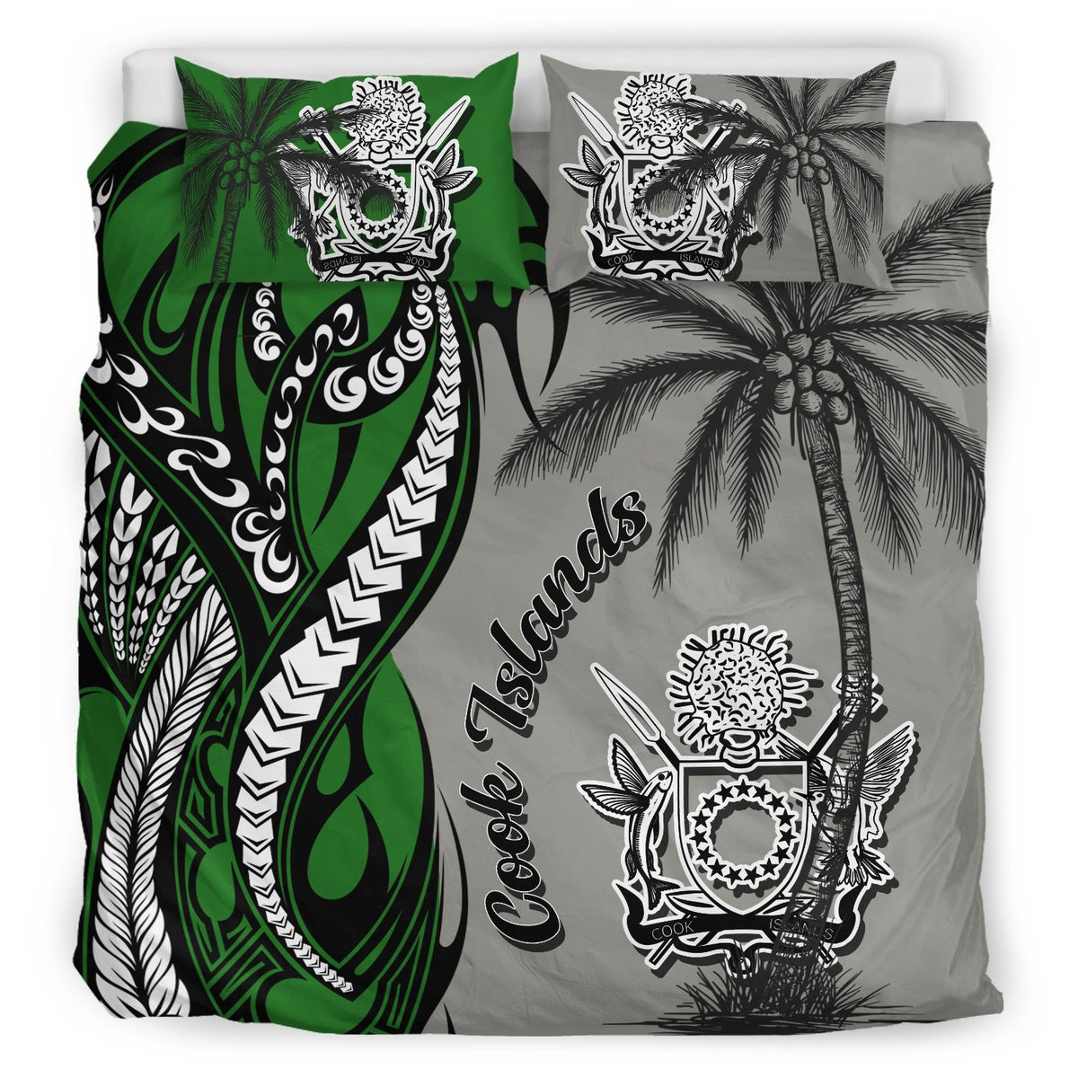 Cook Islands Bedding Set - Classical Coconut Tree - Polynesian Pride