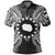 Cook Islands Polo Shirt Kuki Airani Flag Map Polynesian Tattoo Black Unisex Black - Polynesian Pride