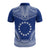 Cook Islands Polo Shirt Kuki Airani Flag Polynesian Chief Tattoo Flag Version - Polynesian Pride