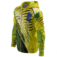 Cook Islands Zip up Hoodie Tides Style Special Unisex Black - Polynesian Pride