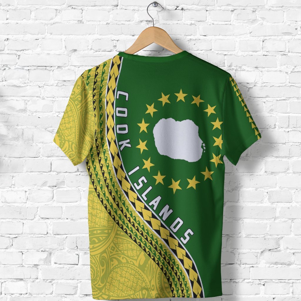 (Kuki Arirani) Cook islands Map T Shirt Generation Iv - Polynesian Pride