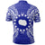 Cook Islands Polo Shirt Kuki Airani Flag Map Polynesian Tattoo Blue - Polynesian Pride