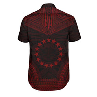 Cook Islands Polynesian Chief Shirt - Red Version - Polynesian Pride