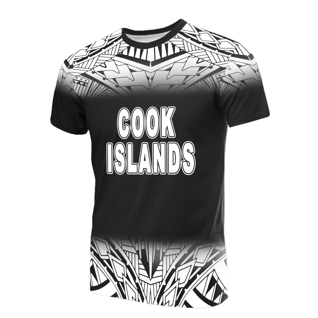 Cook Islands T Shirt Polynesian Fog Black Style Unisex Black - Polynesian Pride