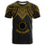 Cook Islands T Shirt Polynesian Armor Style Gold Unisex Art - Polynesian Pride
