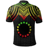Cook islands Custom Polo Shirt Polynesian Armor Style Reagge - Polynesian Pride