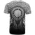 Cook Islands T Shirt Circle Pattern Black - Polynesian Pride
