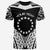 Cook Islands T Shirt Unique Eagle Feather Texture BlackWhite Unisex BlackWhite - Polynesian Pride