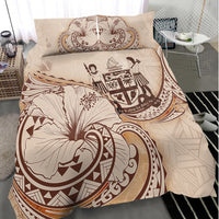 Fiji Bedding Set - Hibiscus Flower Vintage Style - Polynesian Pride