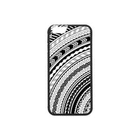 Polynesian 25 Rubber Phone Case One Size iPhone 6/6s Black - White - Polynesian Pride