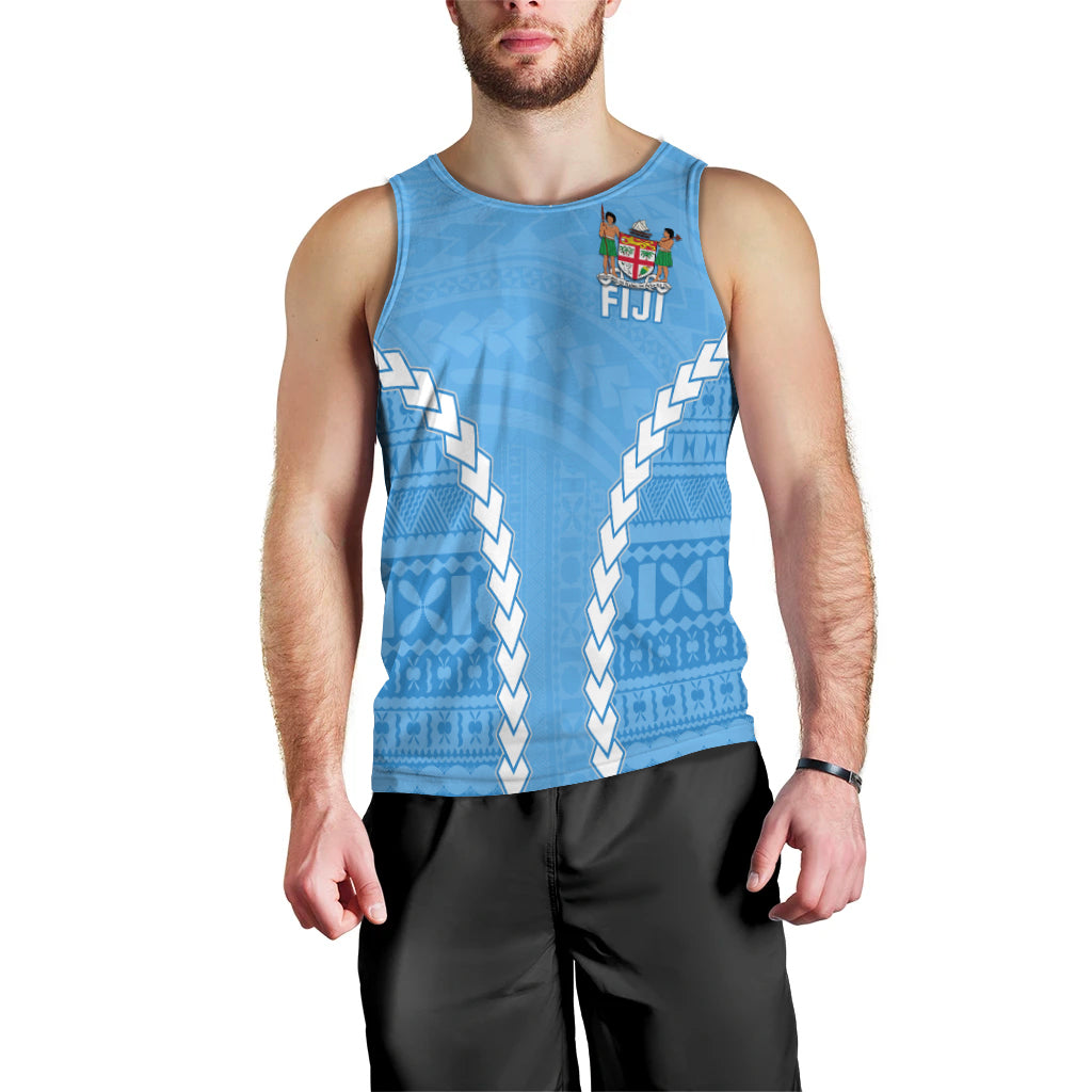 Fiji Impressive Men Tank Top 2021 Polynesian LT13 Blue - Polynesian Pride