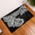 Hawaii Kakau Door Mat Polynesian Floral Tribal Black Version LT9 Black - Polynesian Pride