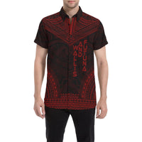 Wallis and Futuna Polynesian Chief Shirt - Red Version - Polynesian Pride