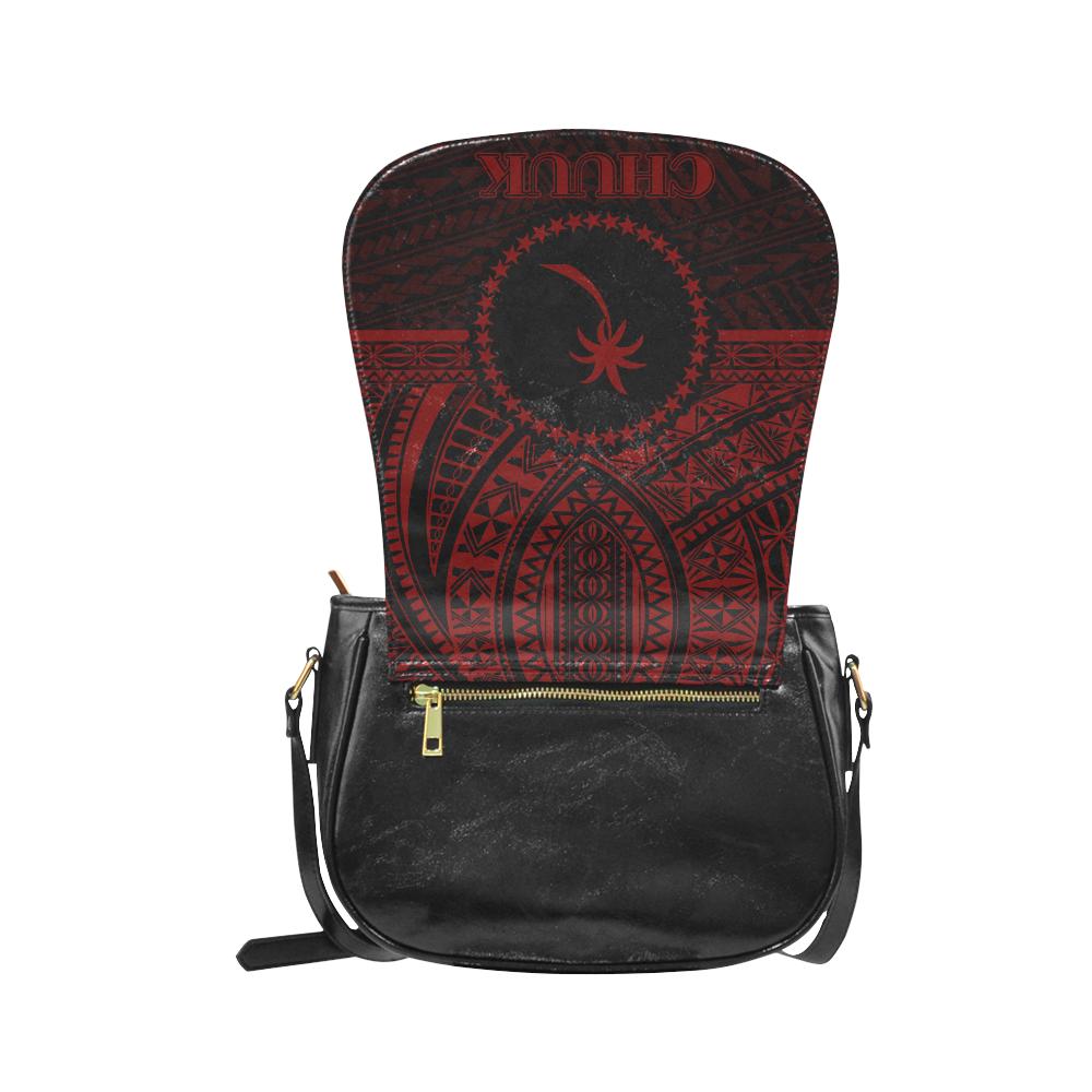 Chuuk States Classic Saddle Bag - Red Version - Polynesian Pride