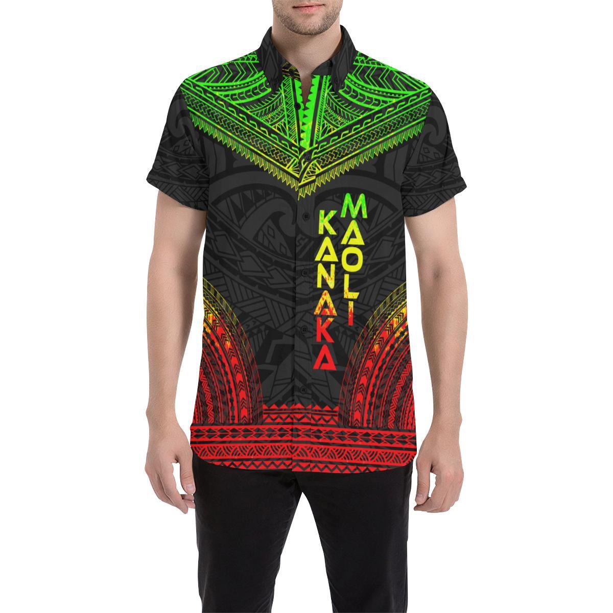 Kanaka Maoli Polynesian Chief Shirt - Reggae Version - Polynesian Pride