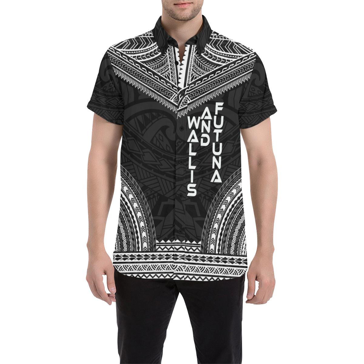 Wallis and Futuna Polynesian Chief Shirt - Black Version - Polynesian Pride