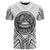 American Samoa T Shirt American Samoan Seal Tribal Patterns Unisex White - Polynesian Pride