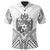 Tonga Polo Shirt Tongan Seal Tribal Patterns Unisex White - Polynesian Pride