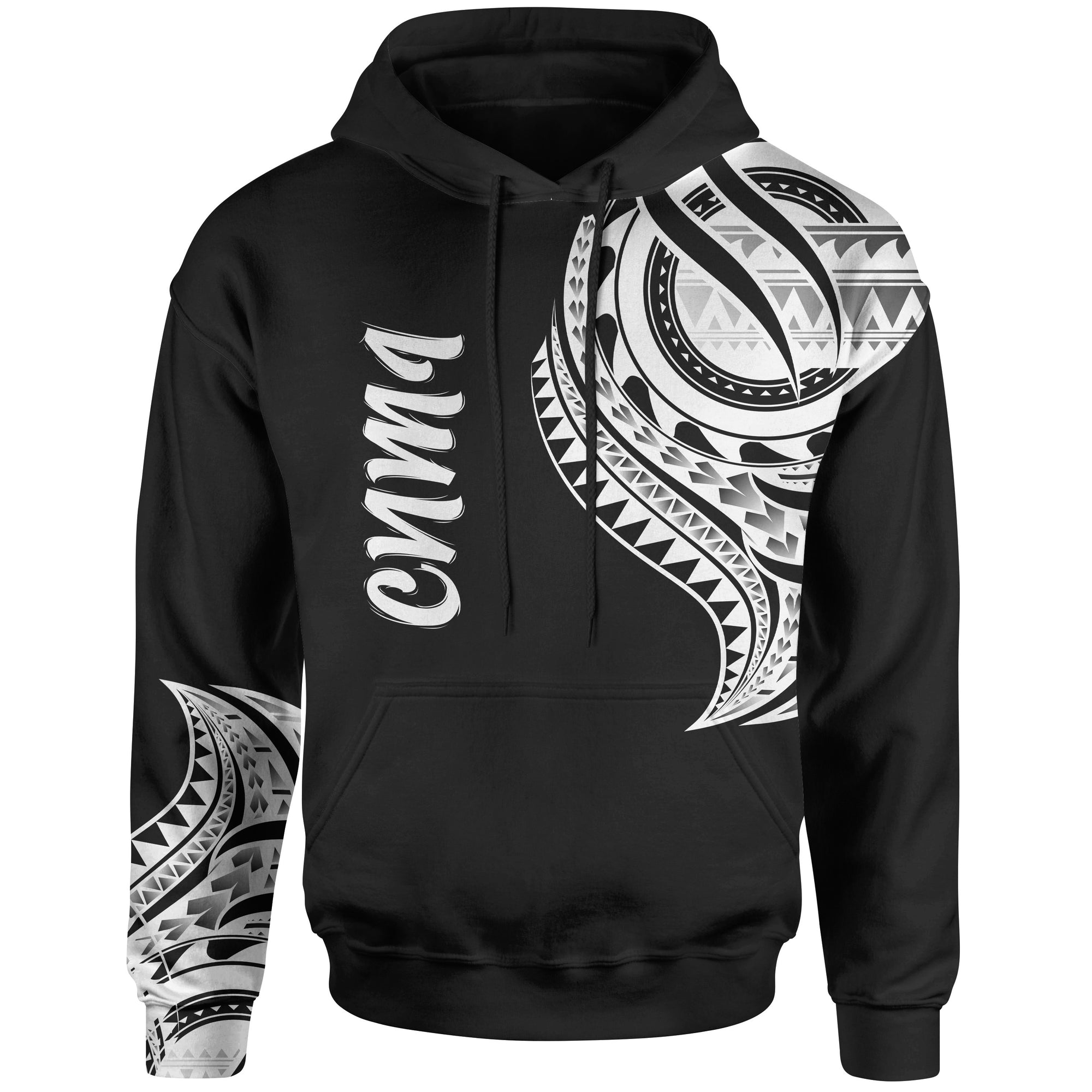Northern Mariana Islands Hoodie Northern Mariana Islands Tatau Patterns Unisex Black - Polynesian Pride