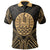 French Polynesia Polo Shirt French Polynesia Seal Gold Tribal Patterns Unisex White - Polynesian Pride