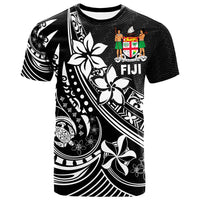 Fiji T Shirt The Flow of The Ocean Black - Polynesian Pride