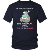 Samoa T Shirt Im A Tattooed Santa - Polynesian Pride