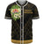 French Polynesia Baseball Shirt - Polynesian Gold Patterns Collection Unisex Black - Polynesian Pride