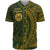French Polynesia Baseball Shirt - Green Wings Style Unisex Gold - Polynesian Pride