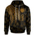 Northern Mariana Islands Hoodie Polynesian Wings Golden Unisex Golden - Polynesian Pride