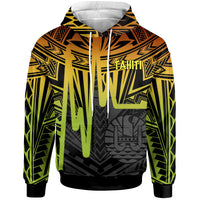 Tahiti Hoodie Tahiti Seal In Heartbeat Patterns Style (Reggea) Unisex Reggea - Polynesian Pride