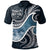 Fiji Polynesian Polo Shirt Ocean Style Unisex Blue - Polynesian Pride