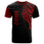 Northern Mariana Islands T Shirt Northern Mariana Islands Tatau Red Patterns Unisex Black - Polynesian Pride