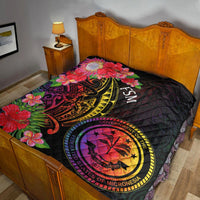 Federated States of Micronesia Premium Quilt - Tropical Hippie Style - Polynesian Pride