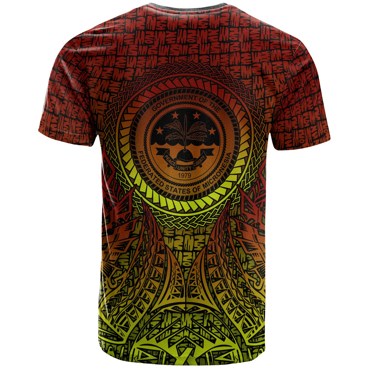 Federated States of Micronesia T Shirt Polynesian Circle Pattern - Polynesian Pride