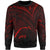 Federated States of Micronesia Sweatshirt - Cross Style Red Color Unisex Black - Polynesian Pride