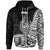 Guam Zip Hoodie Merizo Seal of Guam Polynesian Patterns Unisex Black - Polynesian Pride