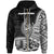 Guam Zip Hoodie Mongmong Toto Maite Seal of Guam Polynesian Patterns Unisex Black - Polynesian Pride