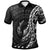 Tokelau Polo Shirt Polynesian Pattern Style Unisex Black - Polynesian Pride