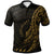 Kiribati Polo Shirt Polynesian Pattern Style Gold Color Unisex Gold - Polynesian Pride