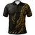 Niue Polo Shirt Polynesian Pattern Style Gold Color Unisex Gold - Polynesian Pride
