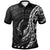 Samoa Polo Shirt Polynesian Pattern Style Unisex Black - Polynesian Pride