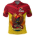 Custom Papua New Guinea Rugby Kumul Pride Polo Shirt LT2 - Polynesian Pride