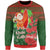 Mele Kalikimaka Sweatshirt - Santa Claus And Vacation Unisex Green - Polynesian Pride