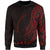 Vanuatu Sweatshirt - Polynesian Pattern Style Red Color Unisex Red - Polynesian Pride