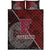 Hawaii Quilt Bed Set - Farrington High Quilt Bed Set - AH Red - Polynesian Pride